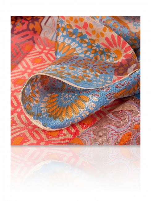 Палантин Женский SN-TILE.PERSIA/PLUM.TAU